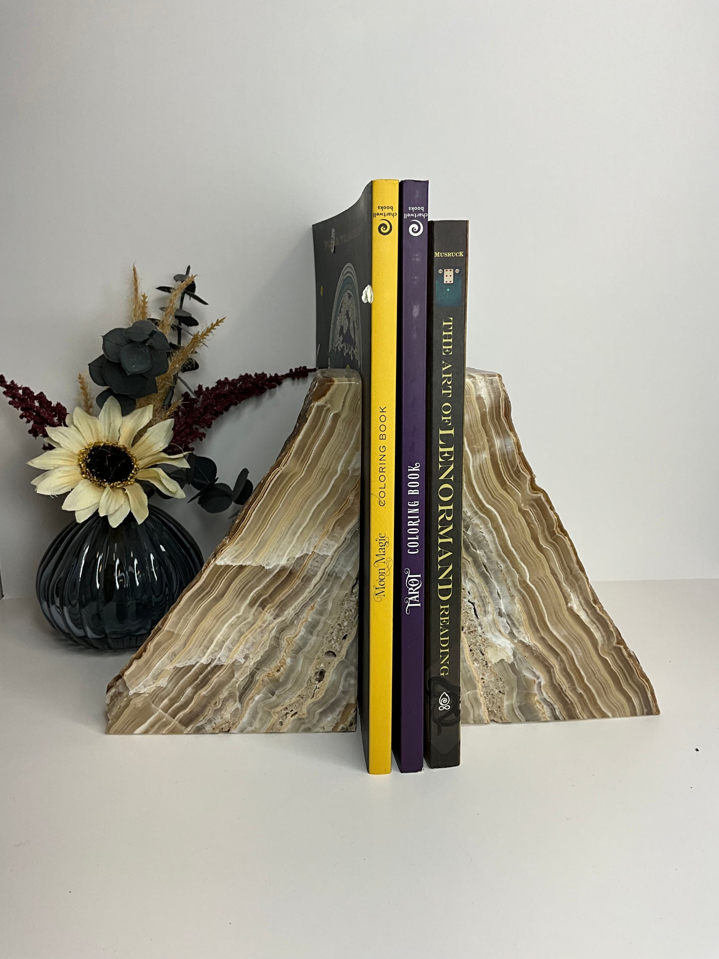 Mexico Onyx Bookends- home decor