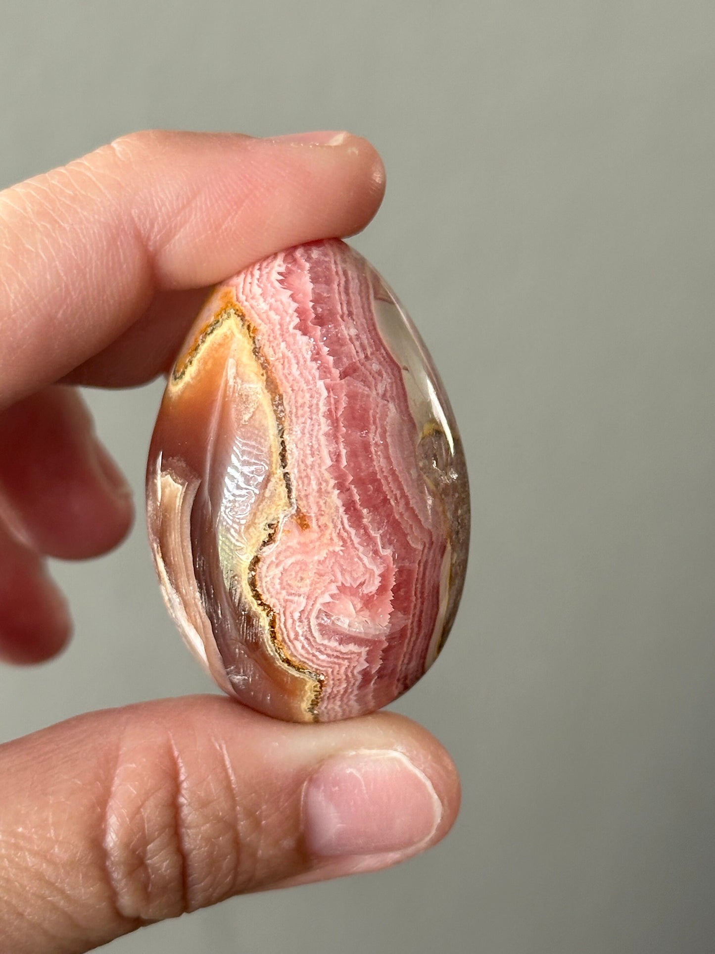 Rhodochrosite Egg From Argentina