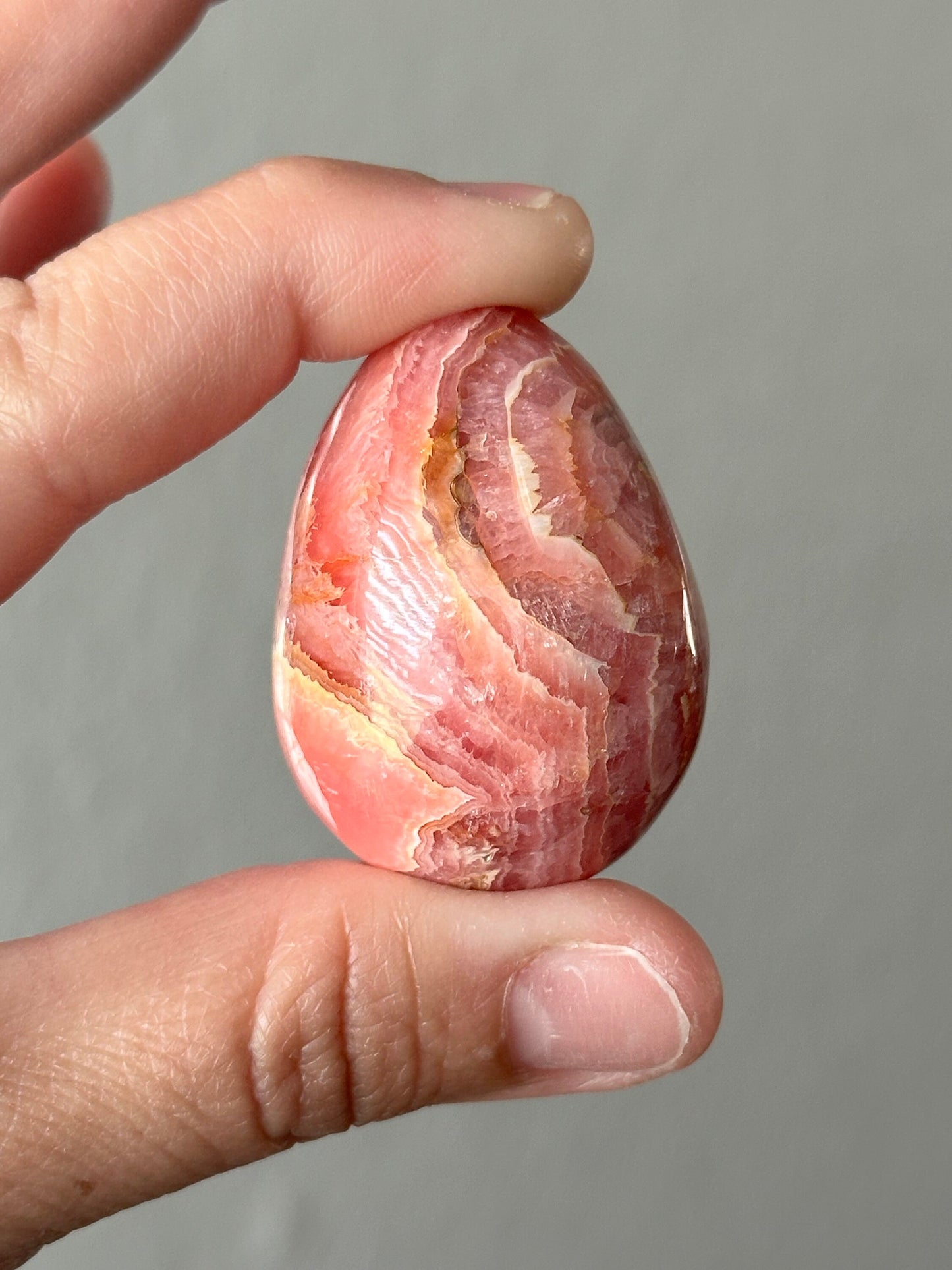 Rhodochrosite Egg From Argentina