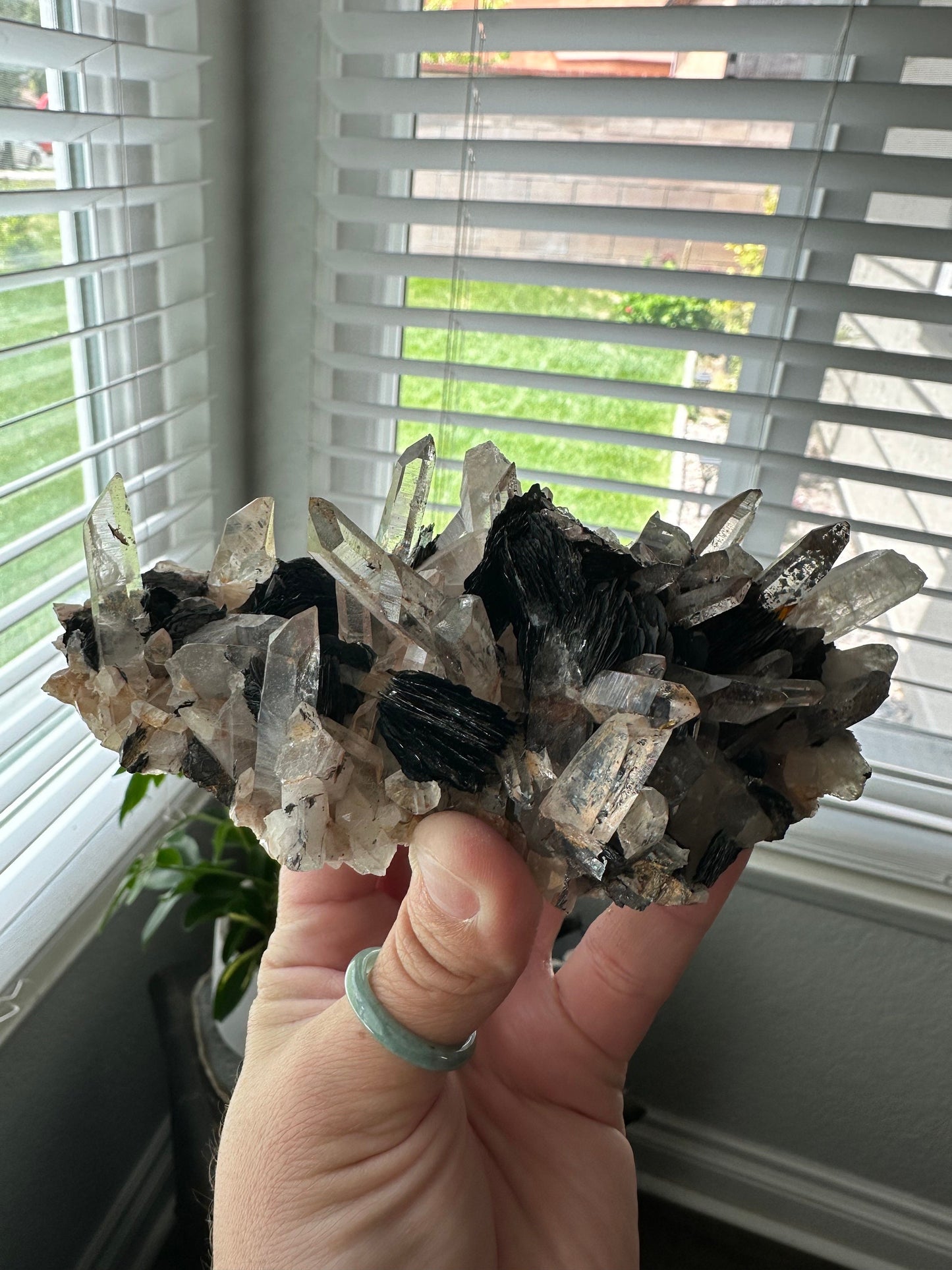 Natural Specularite Hematite & Quartz from China – Crystal Mineral Specimen