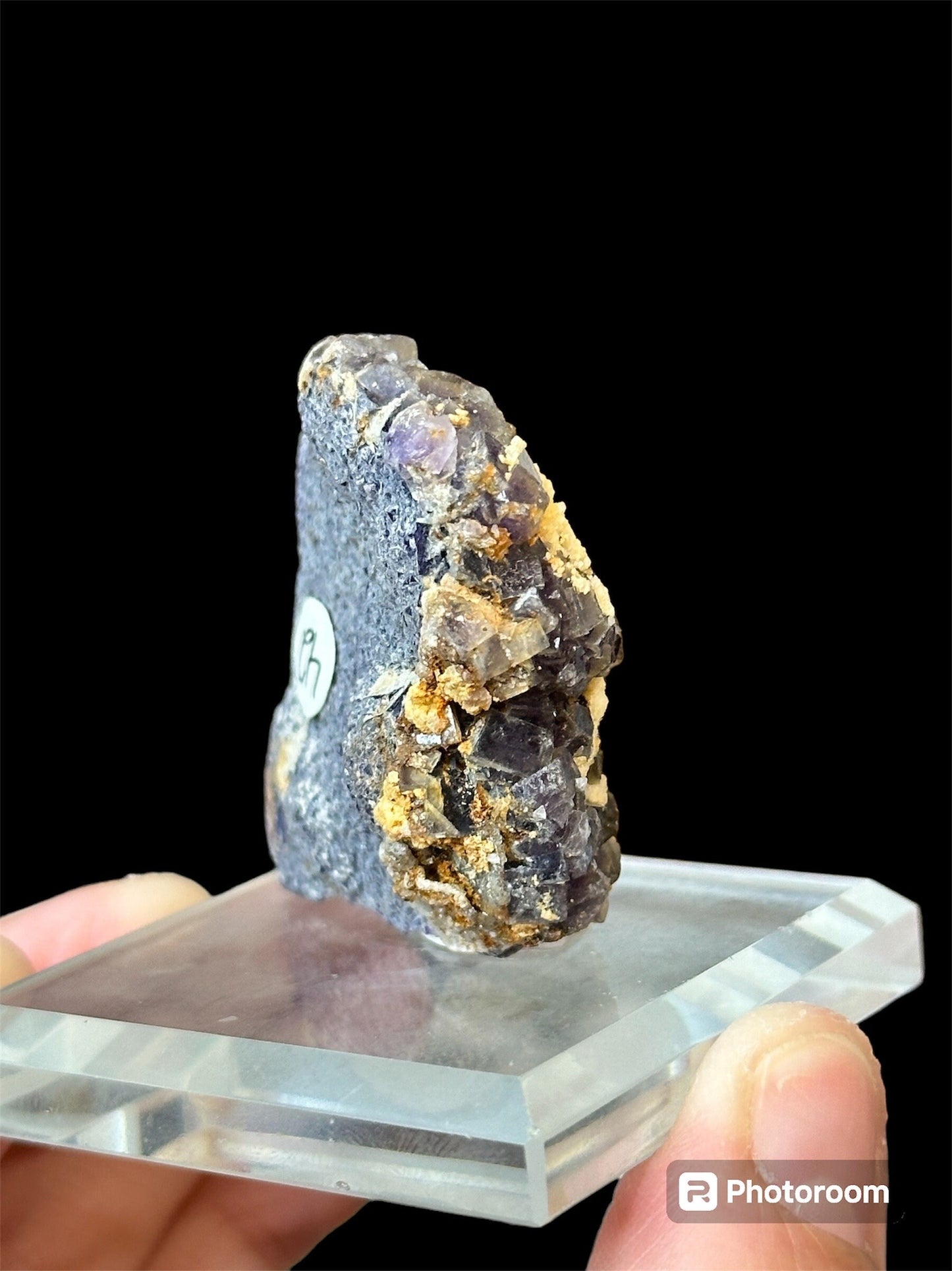 Purple Cubic Fluorite Mineral