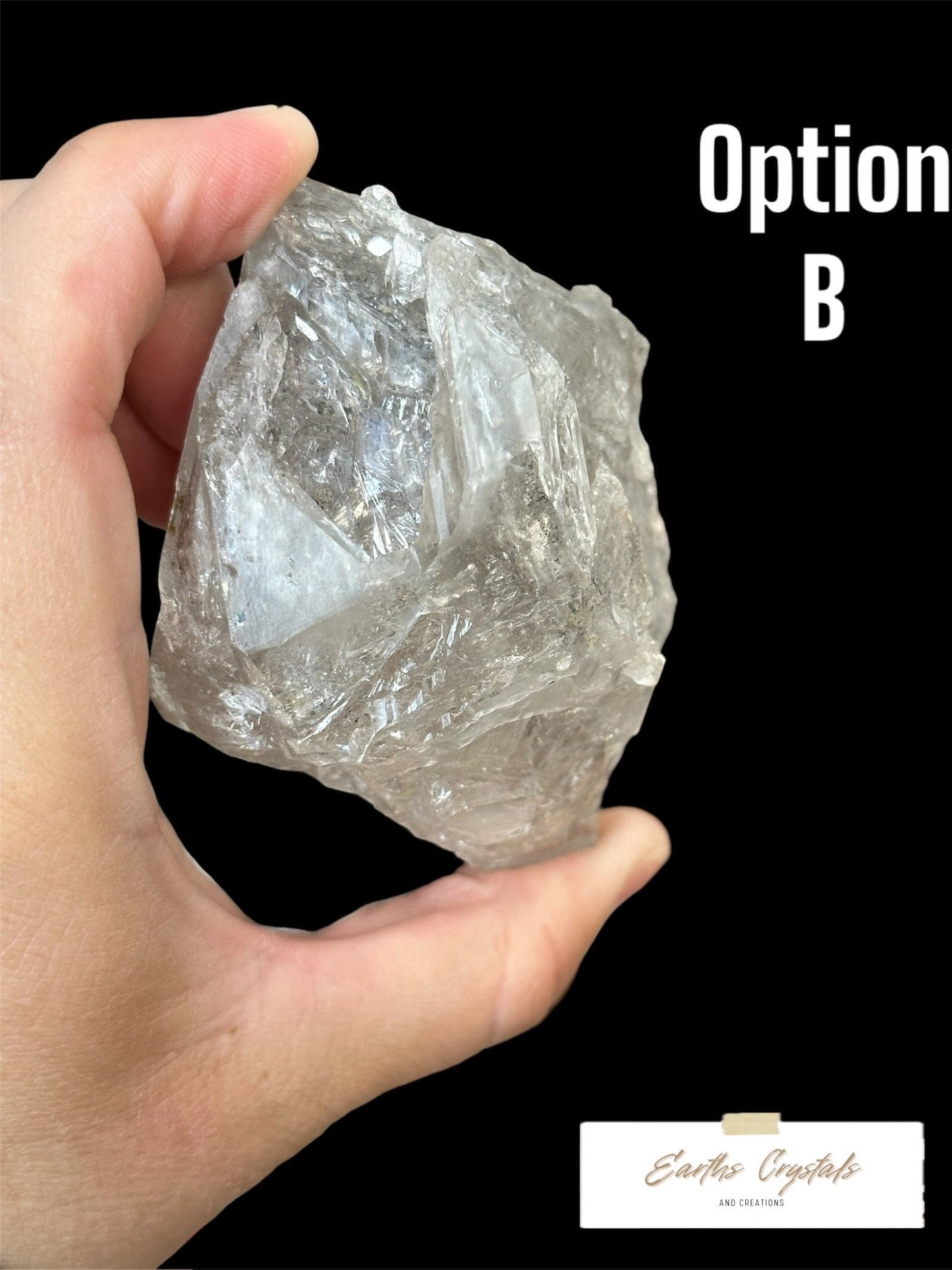 Windows Quartz with Graphite inclusions and Rainbows From Balochistan, Pakistan