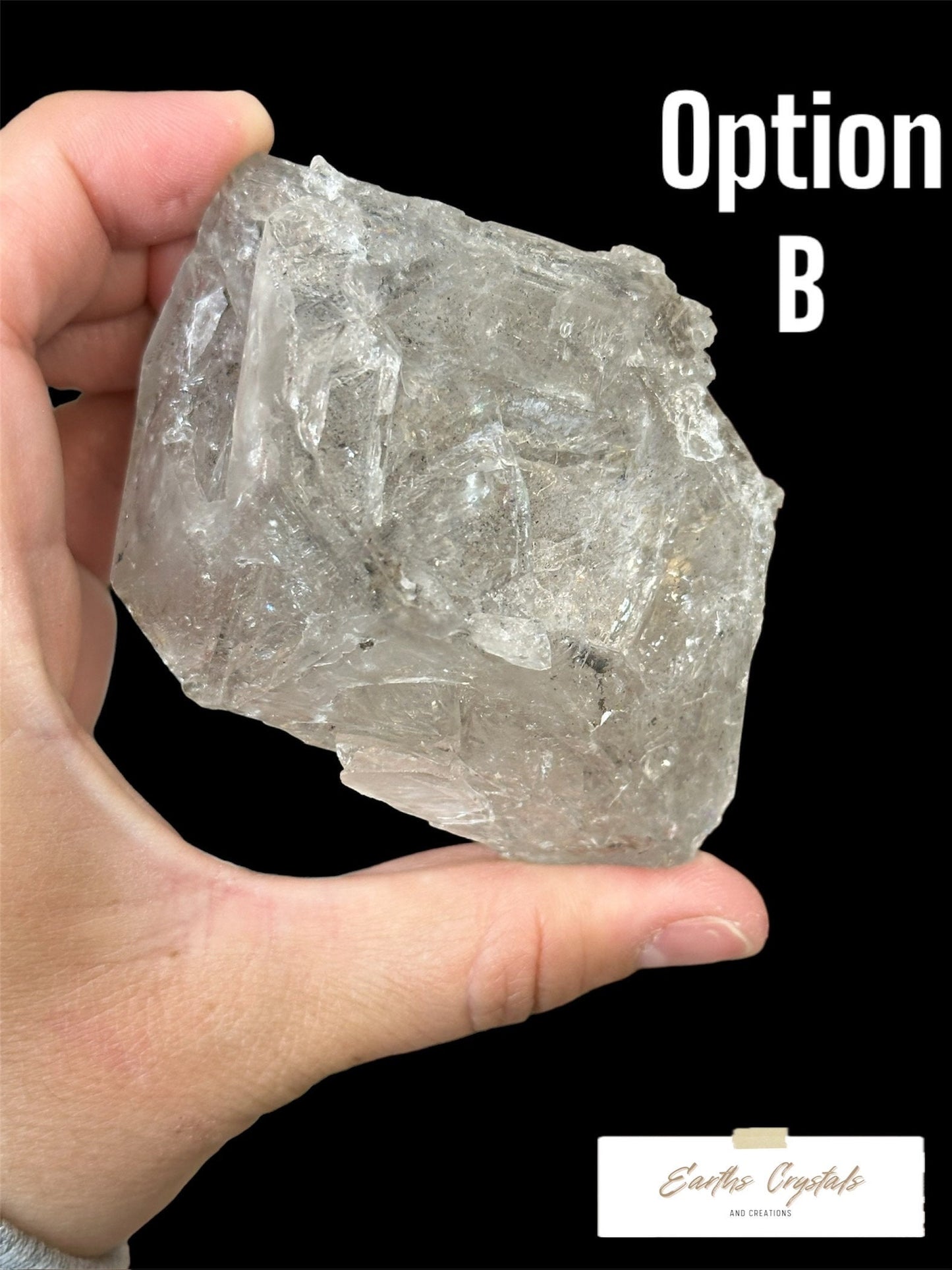 Windows Quartz with Graphite inclusions and Rainbows From Balochistan, Pakistan