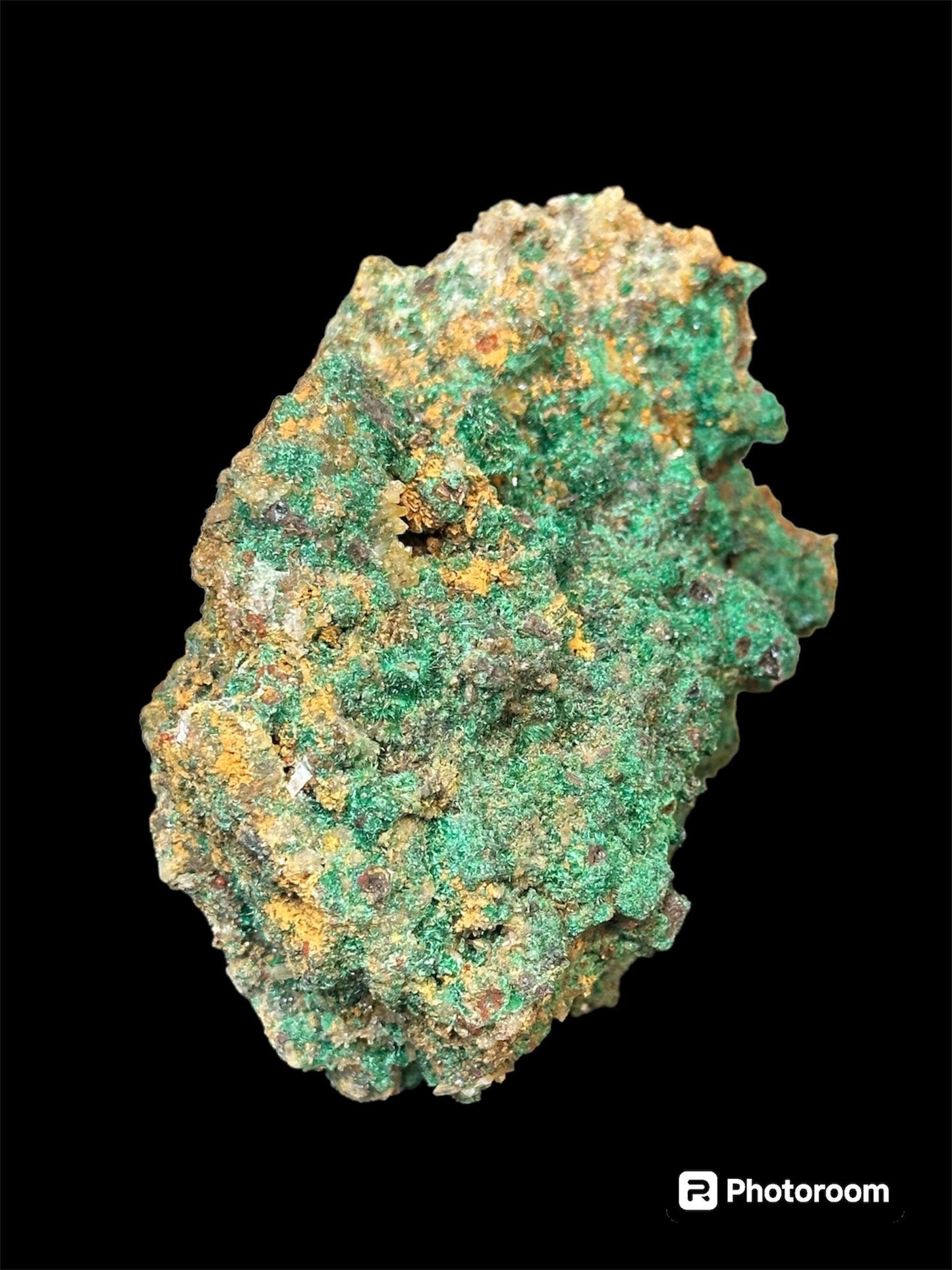 Malachite on Matrix specimen from Mexico