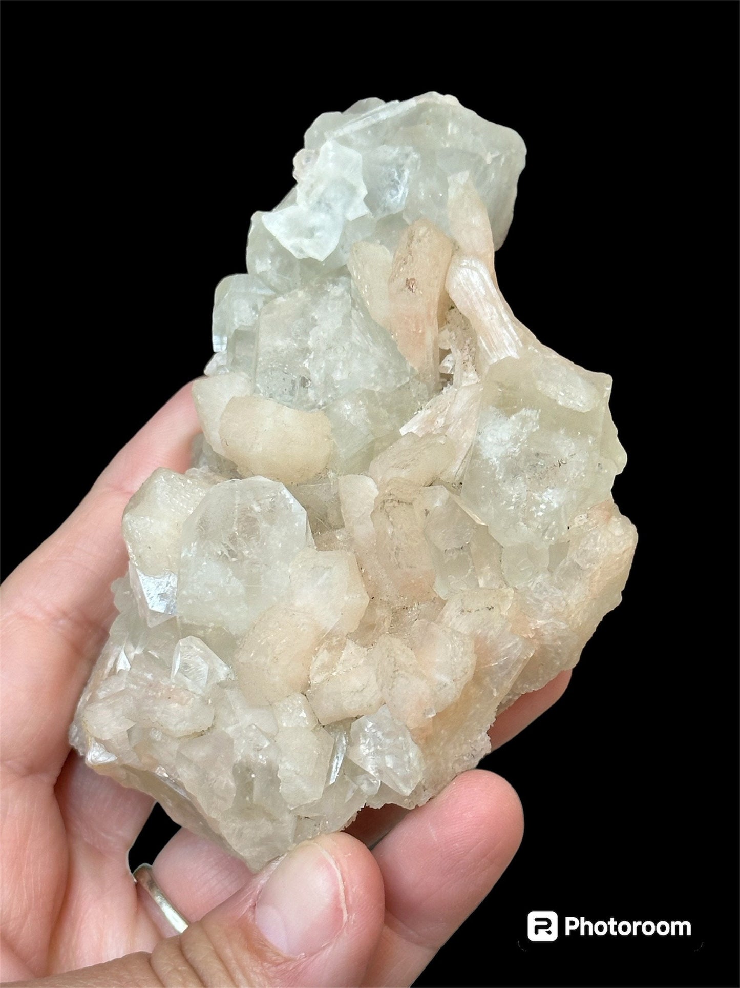 Apophyllite with Stilbite ~ India