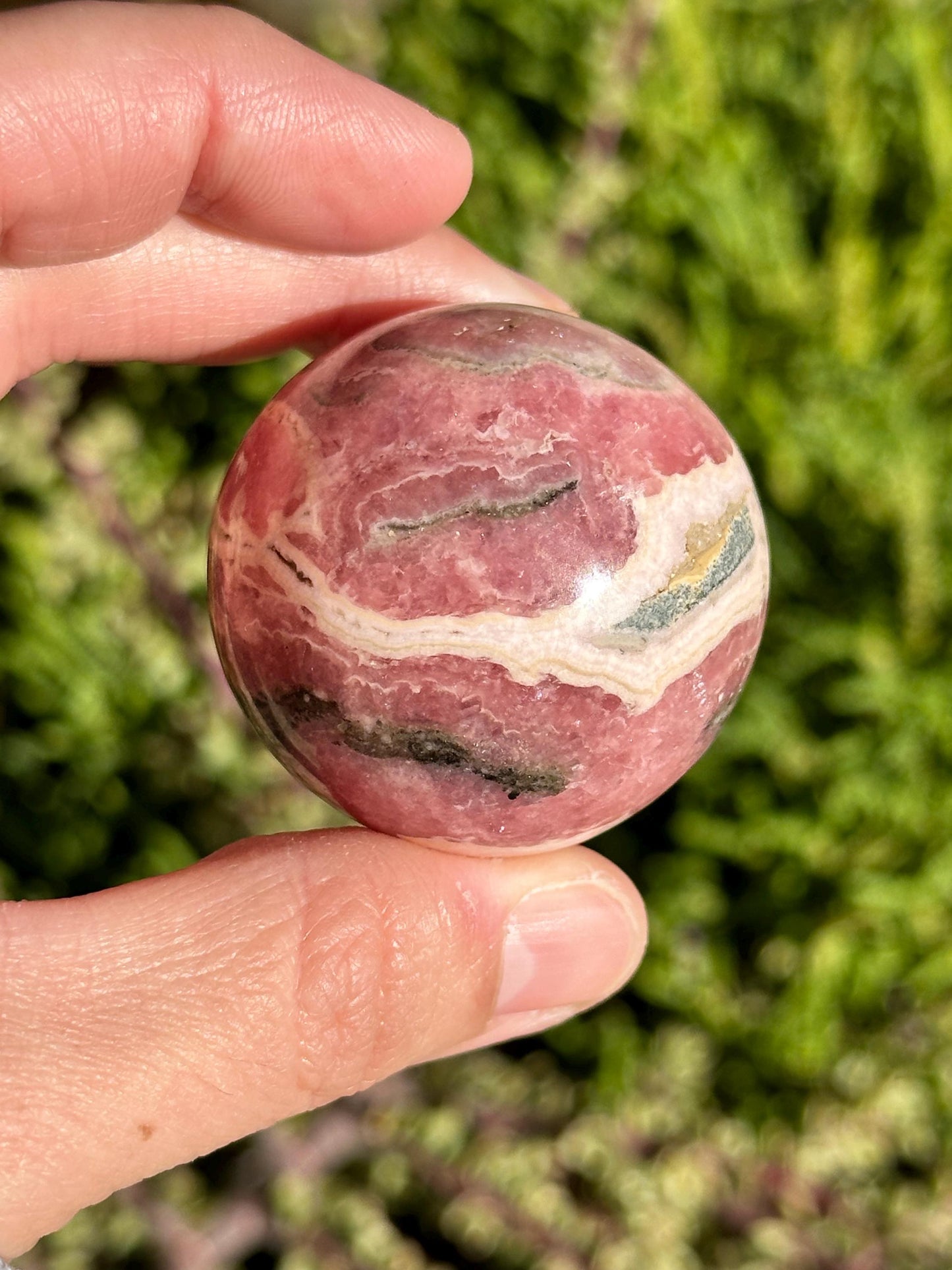 Rhodochrosite Crystal Sphere, Argentina