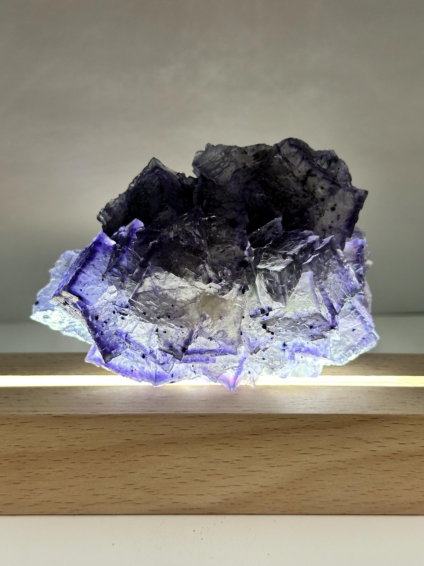 Large Fluorite Crystals on Sphalerite, Gordonsville Mine, Elmwood, Tennessee