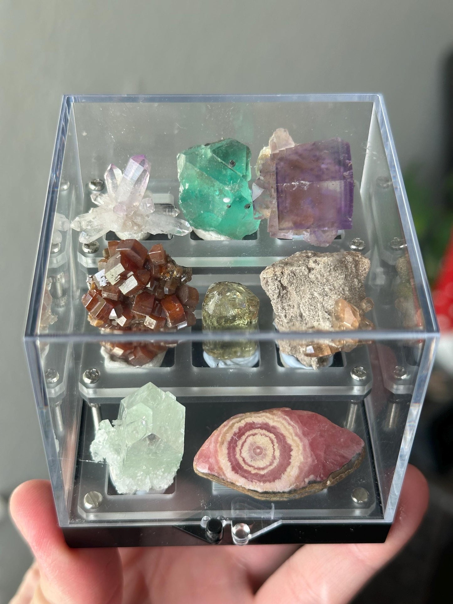 Mixed Mineral Specimen Perky Box, collectors edition