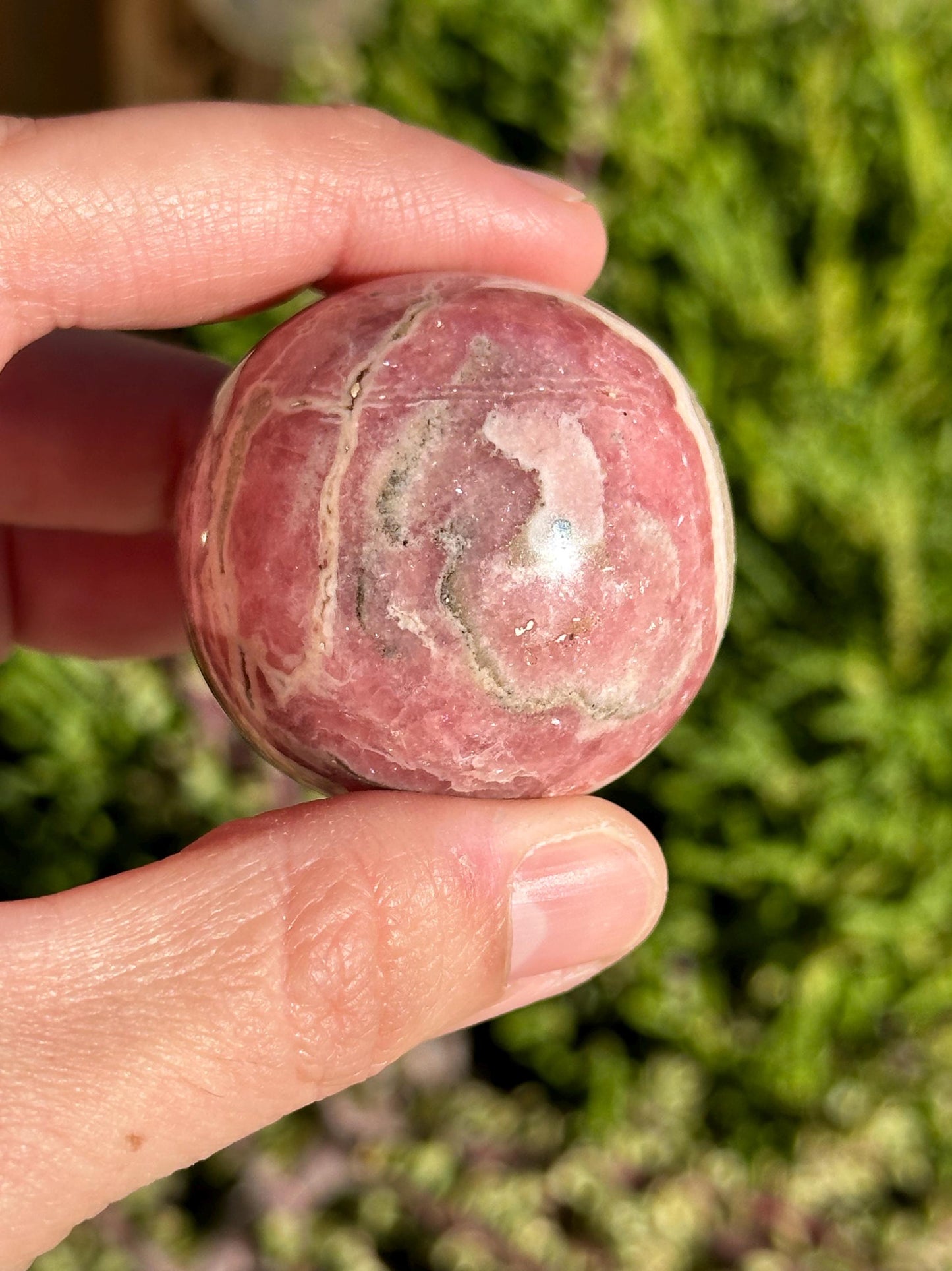 Rhodochrosite Crystal Sphere, Argentina