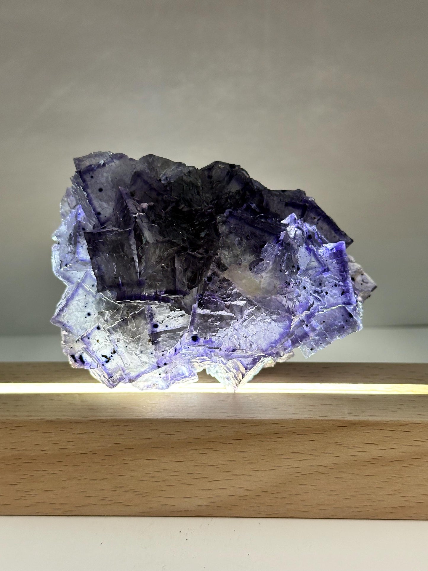 Large Fluorite Crystals on Sphalerite, Gordonsville Mine, Elmwood, Tennessee