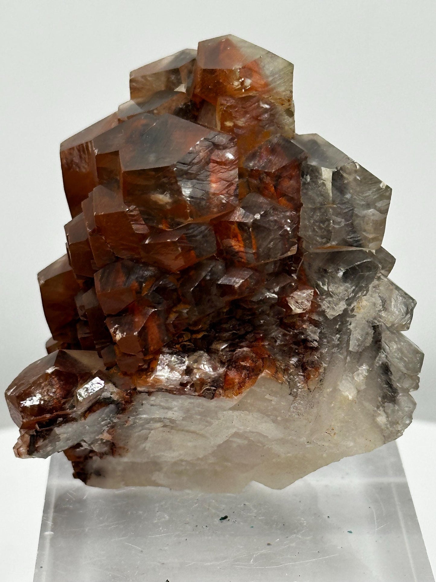 Red Pagoda Calcite Mineral specimen