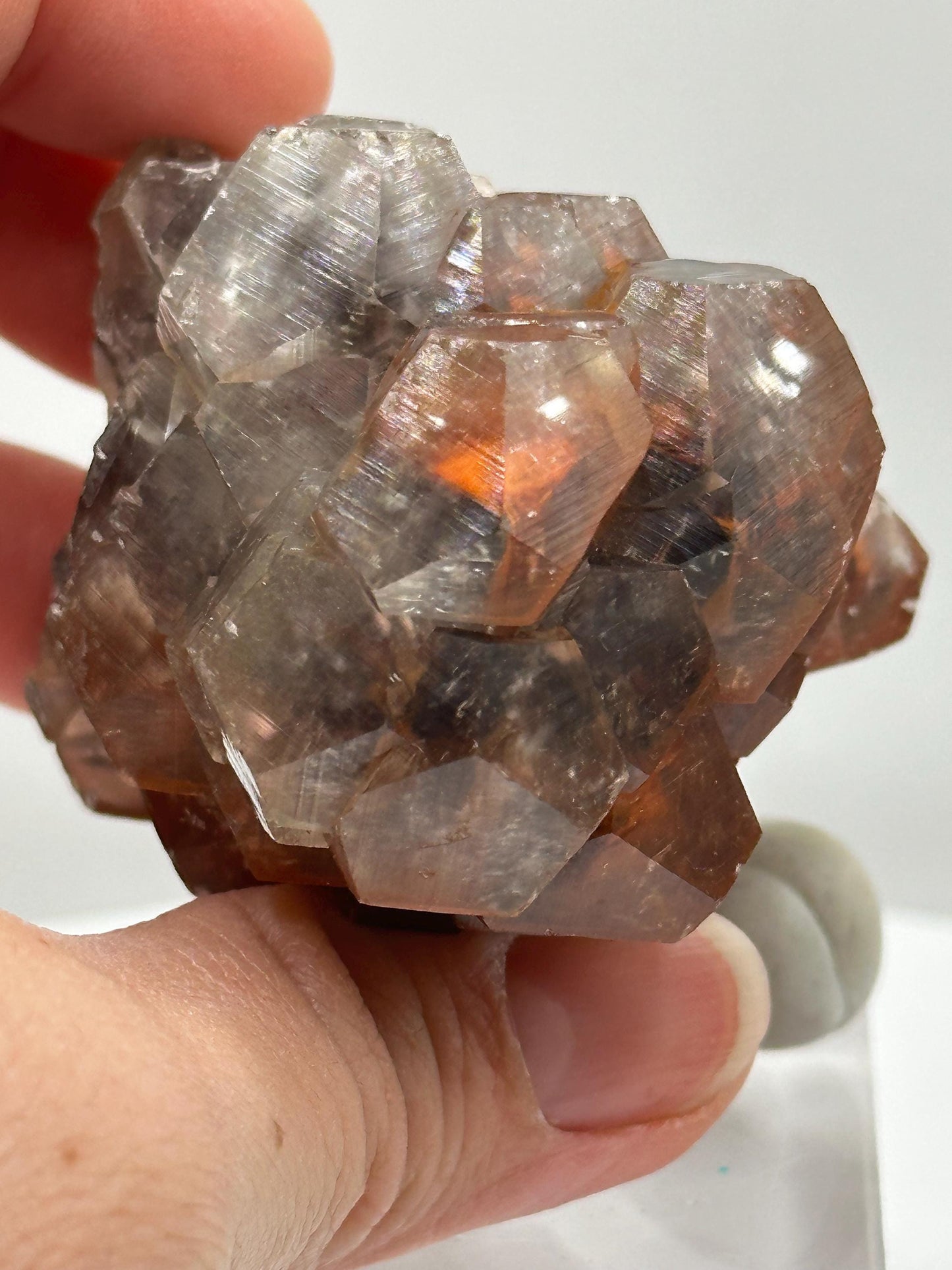 Red Pagoda Calcite Mineral specimen