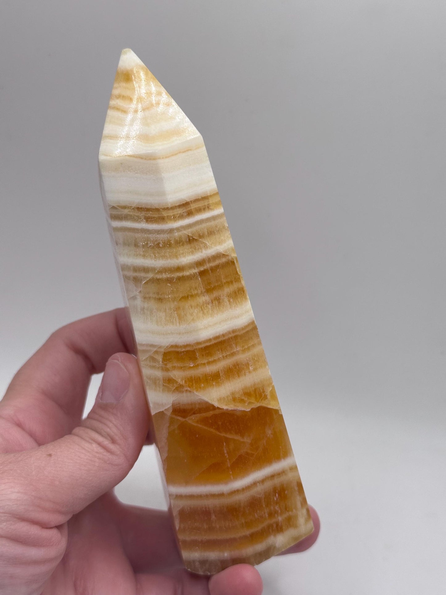 Orange Calcite Tower