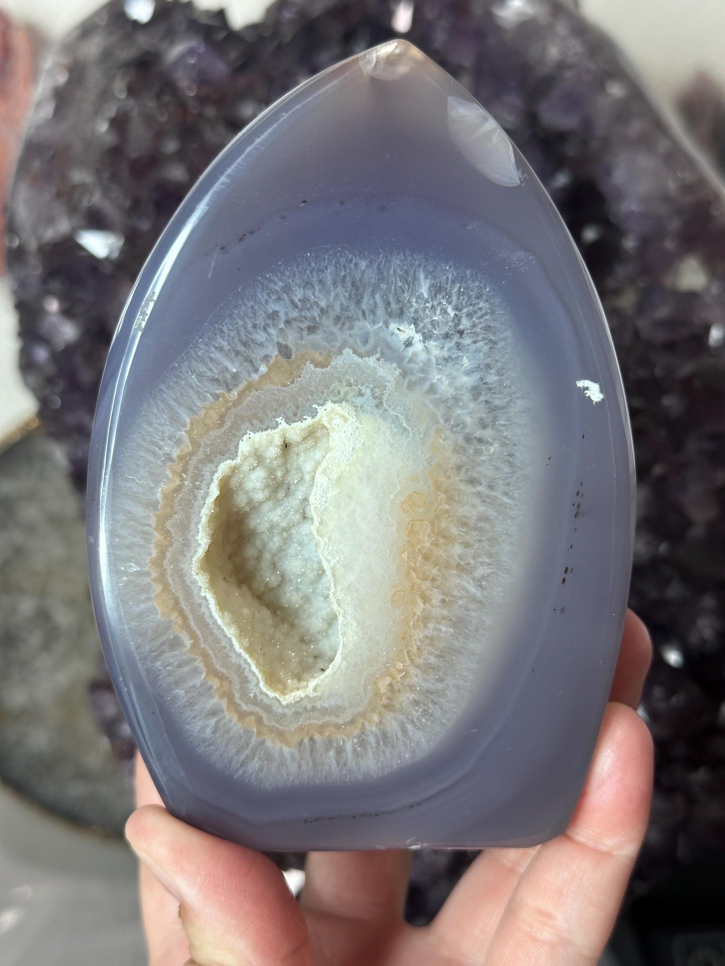 Lavender Agate Freeform, Brazil