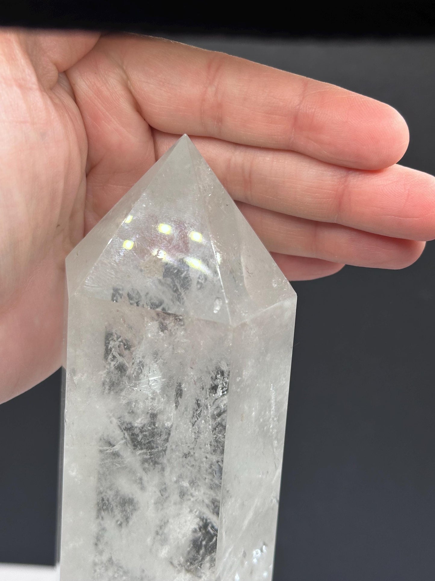 XL Clear Quartz Crystal Tower, Brazil 1.4kg