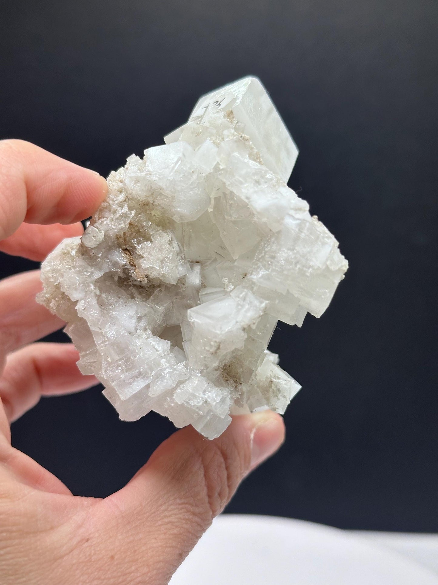 White Halite Mineral Specimen, Salar de Uyuni, Potosí, Bolivia