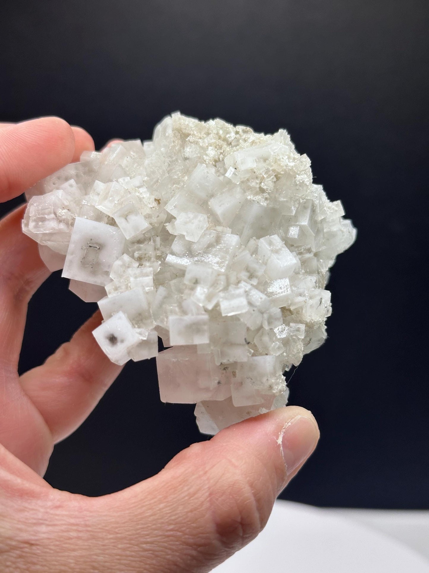White Halite Mineral Specimen, Salar de Uyuni, Potosí, Bolivia