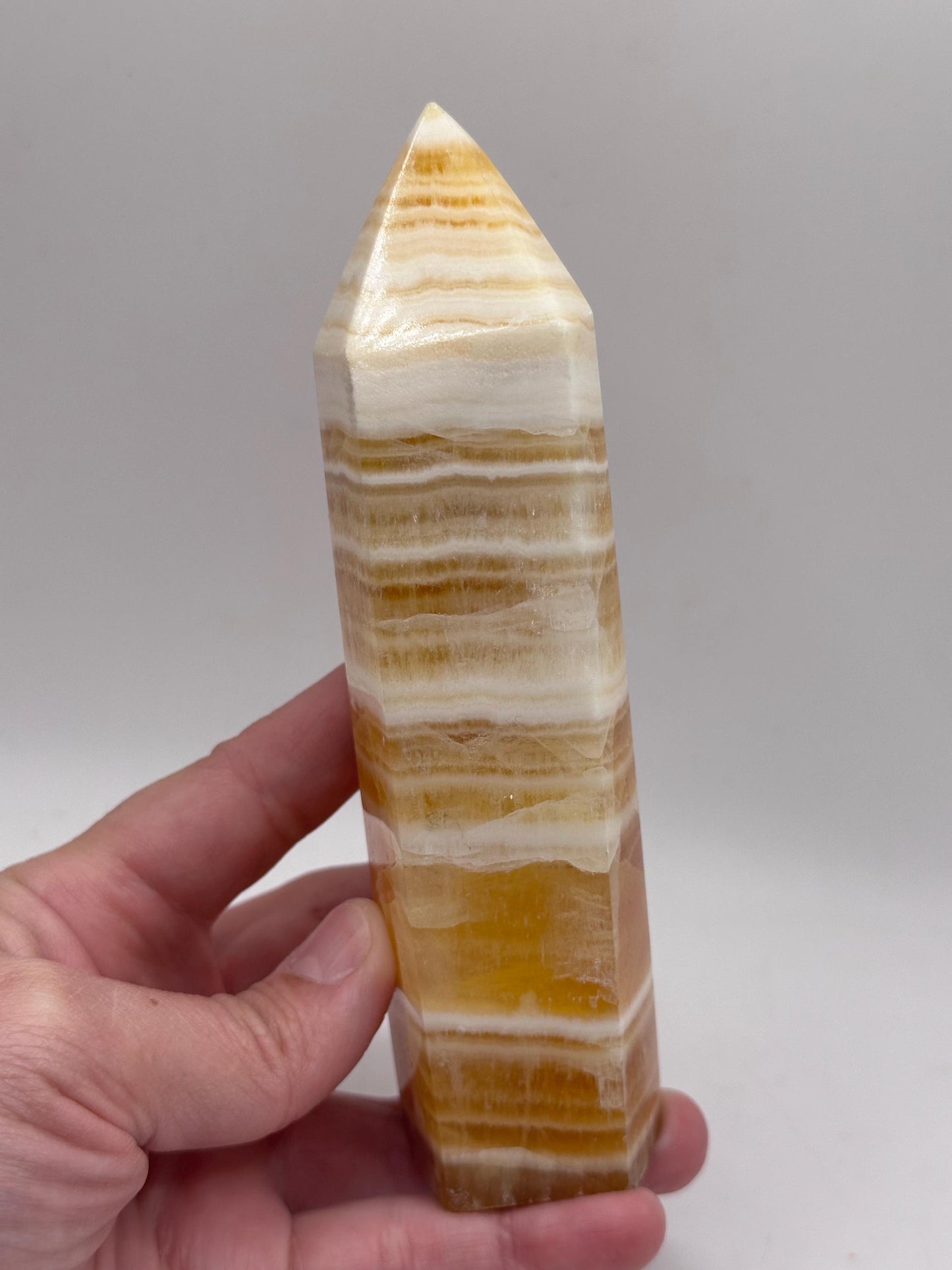 Orange Calcite Tower