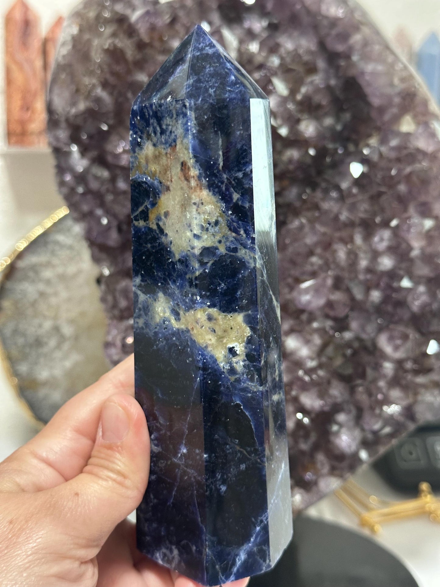 Sodalite Crystal Tower