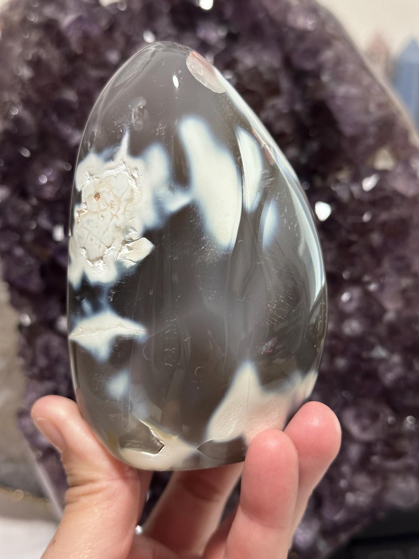 Orca Agate Freeform