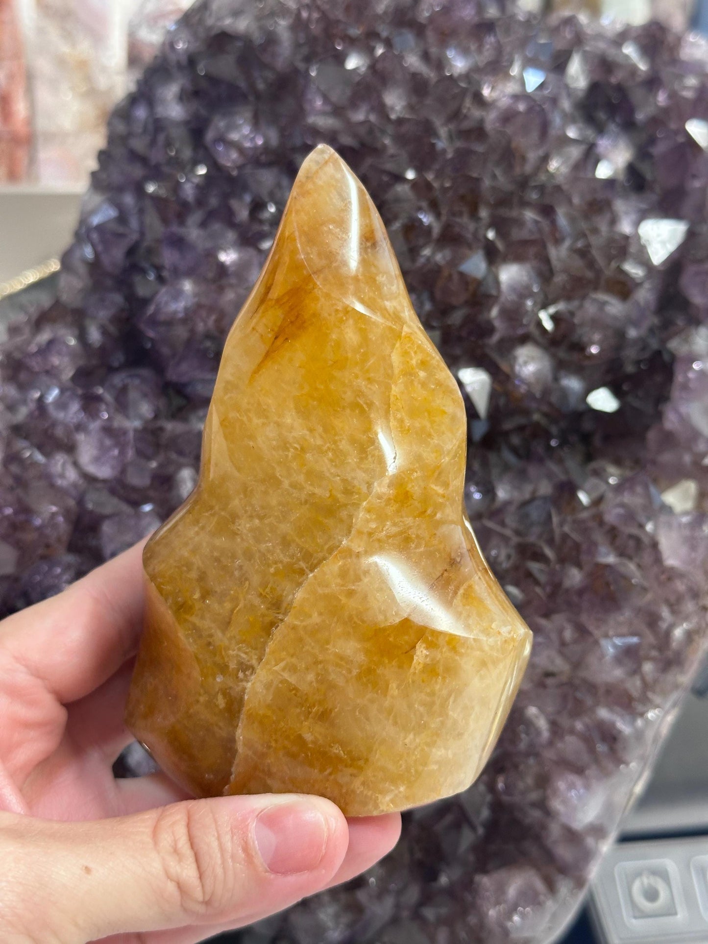 Golden Healer crystal flame
