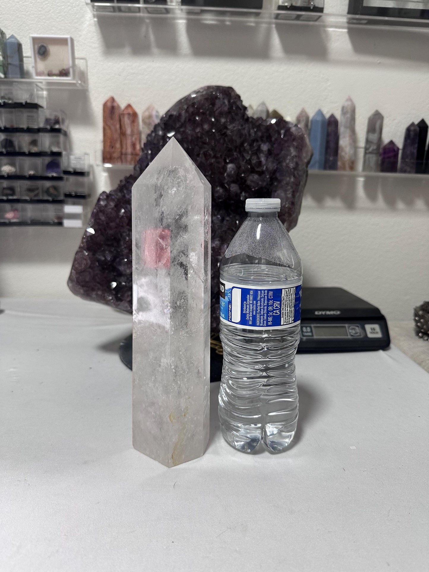 XL Clear Quartz Crystal Tower, Brazil 1.4kg