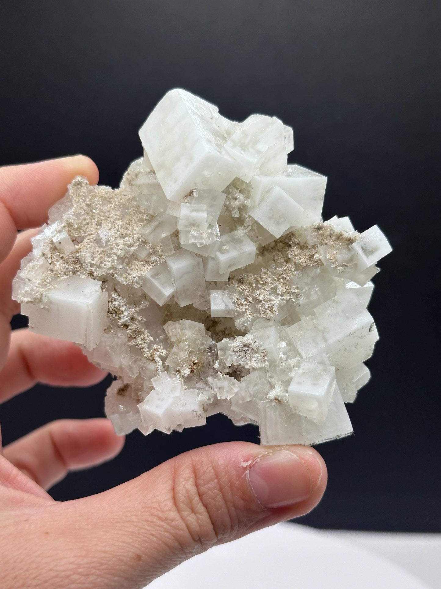 White Halite Mineral Specimen, Salar de Uyuni, Potosí, Bolivia