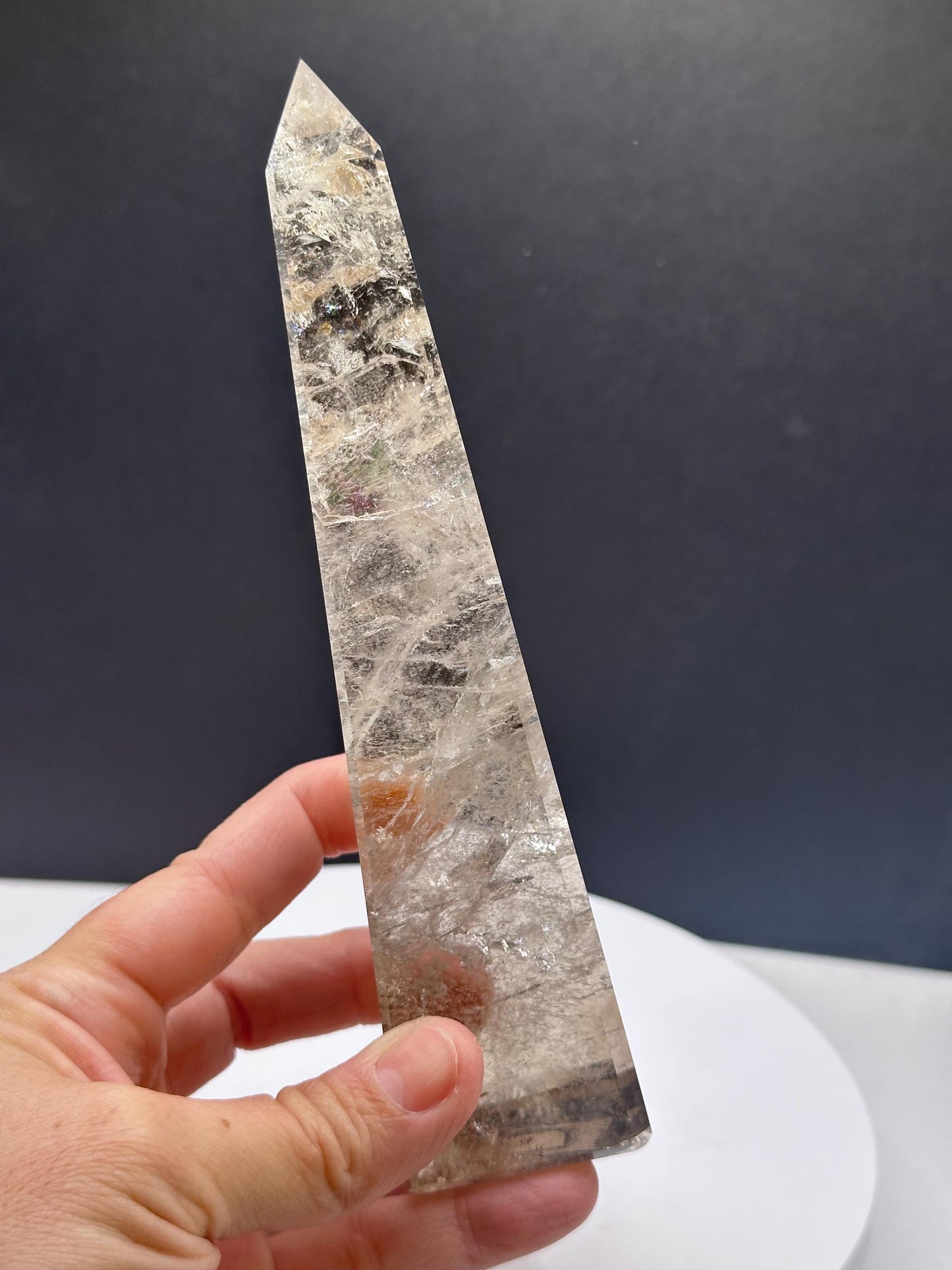 Smoky Quartz Obelisk, Brazil