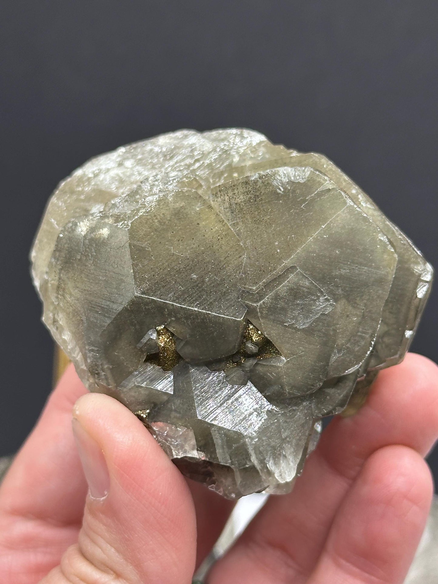 Natural Benz Calcite Crystal β Raw Mineral Specimen for Collectors