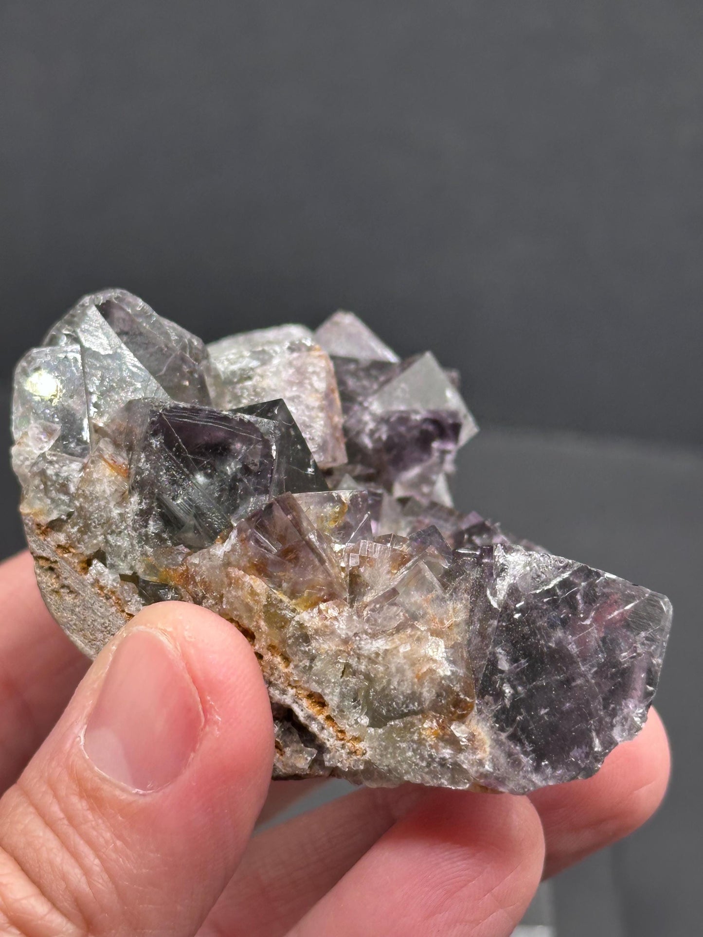 Fluorite from the Purple Rain Pocket of the Lady Annabella Mine in Weardale, England