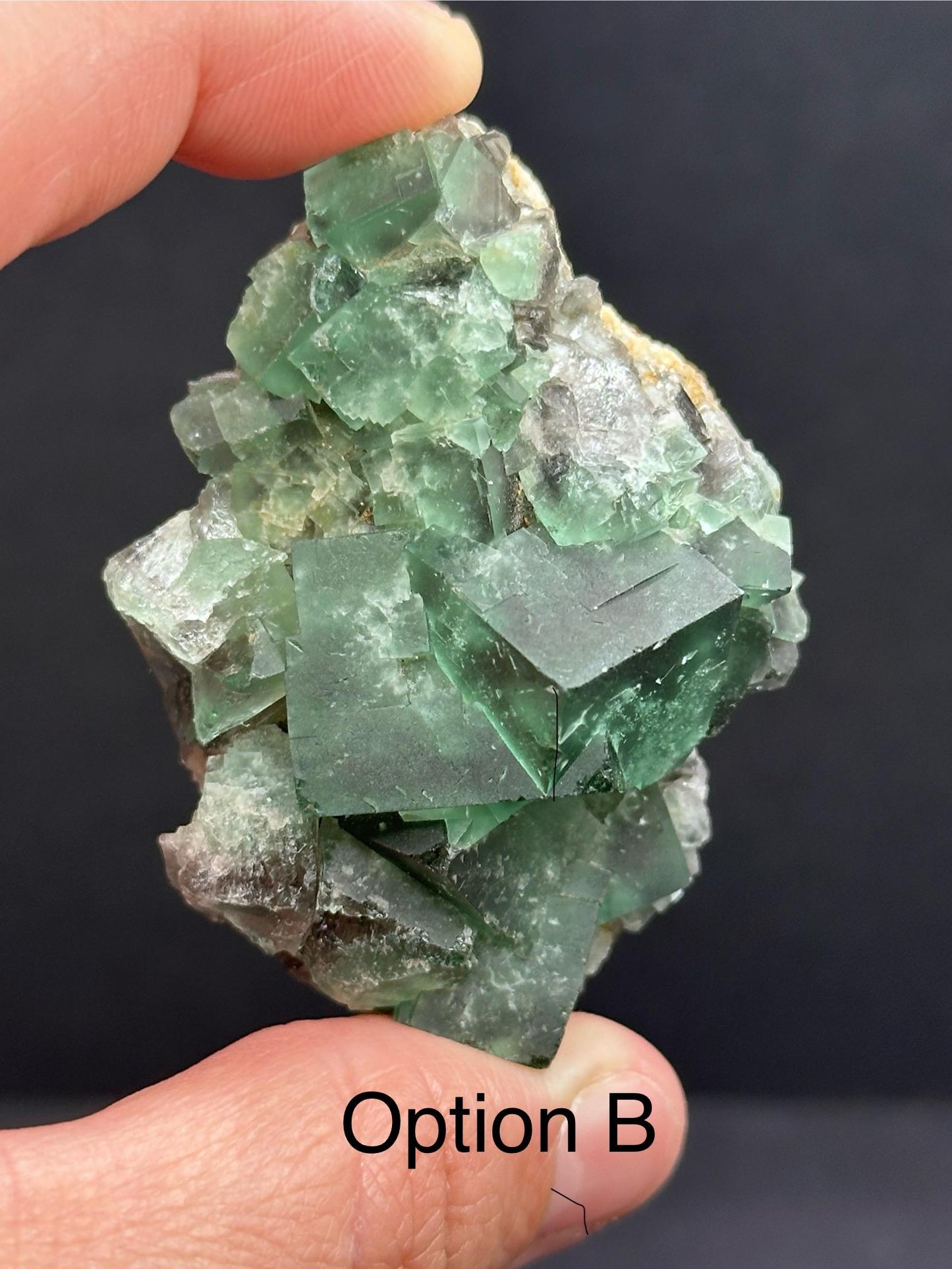 Green Fluorite, Naughty Gnome Pocket, Diana Maria Mine, Weardale, Durham, England