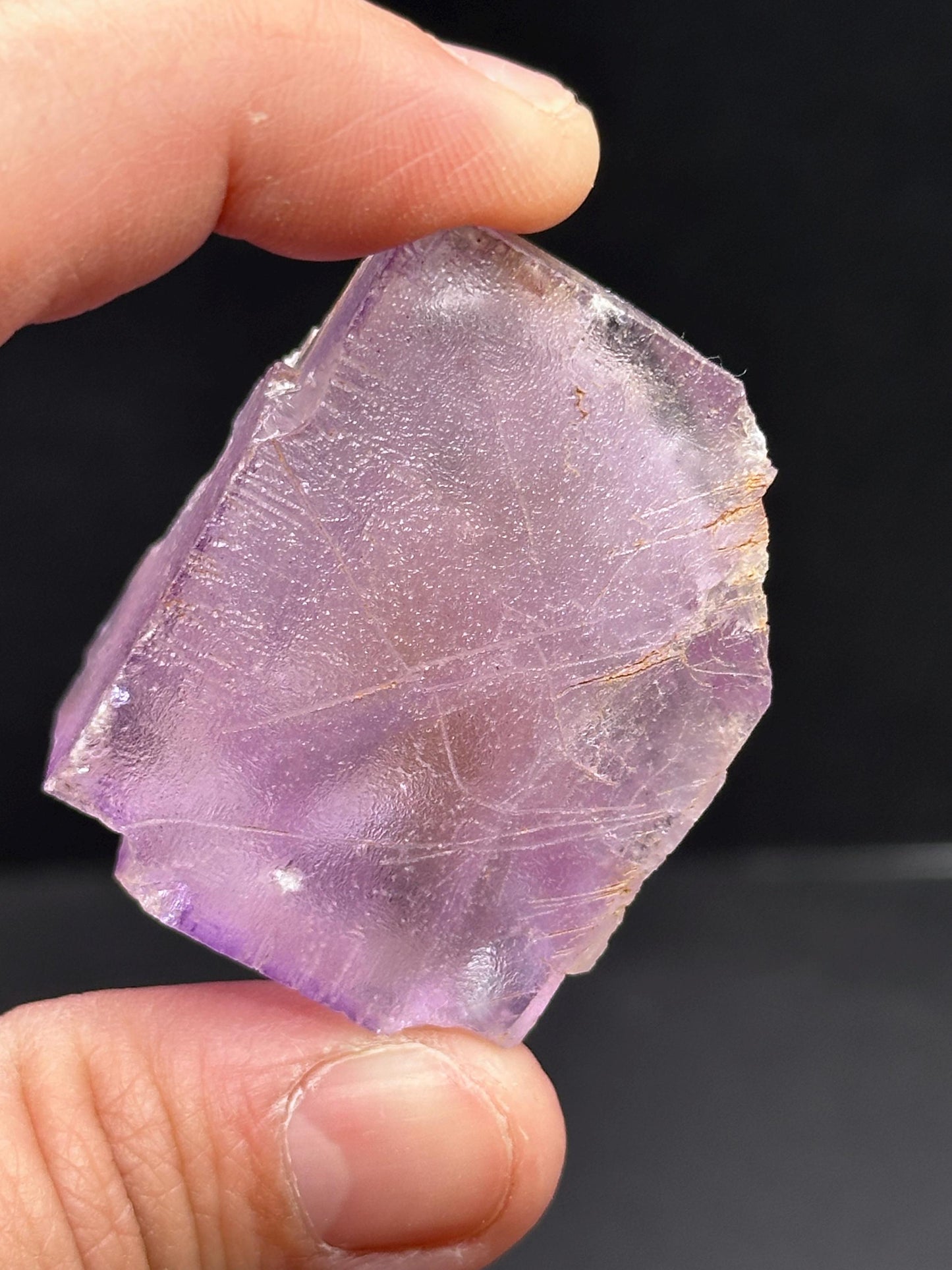 Cave in Rock Purple Fluorite, Hardin Co, Illinois
