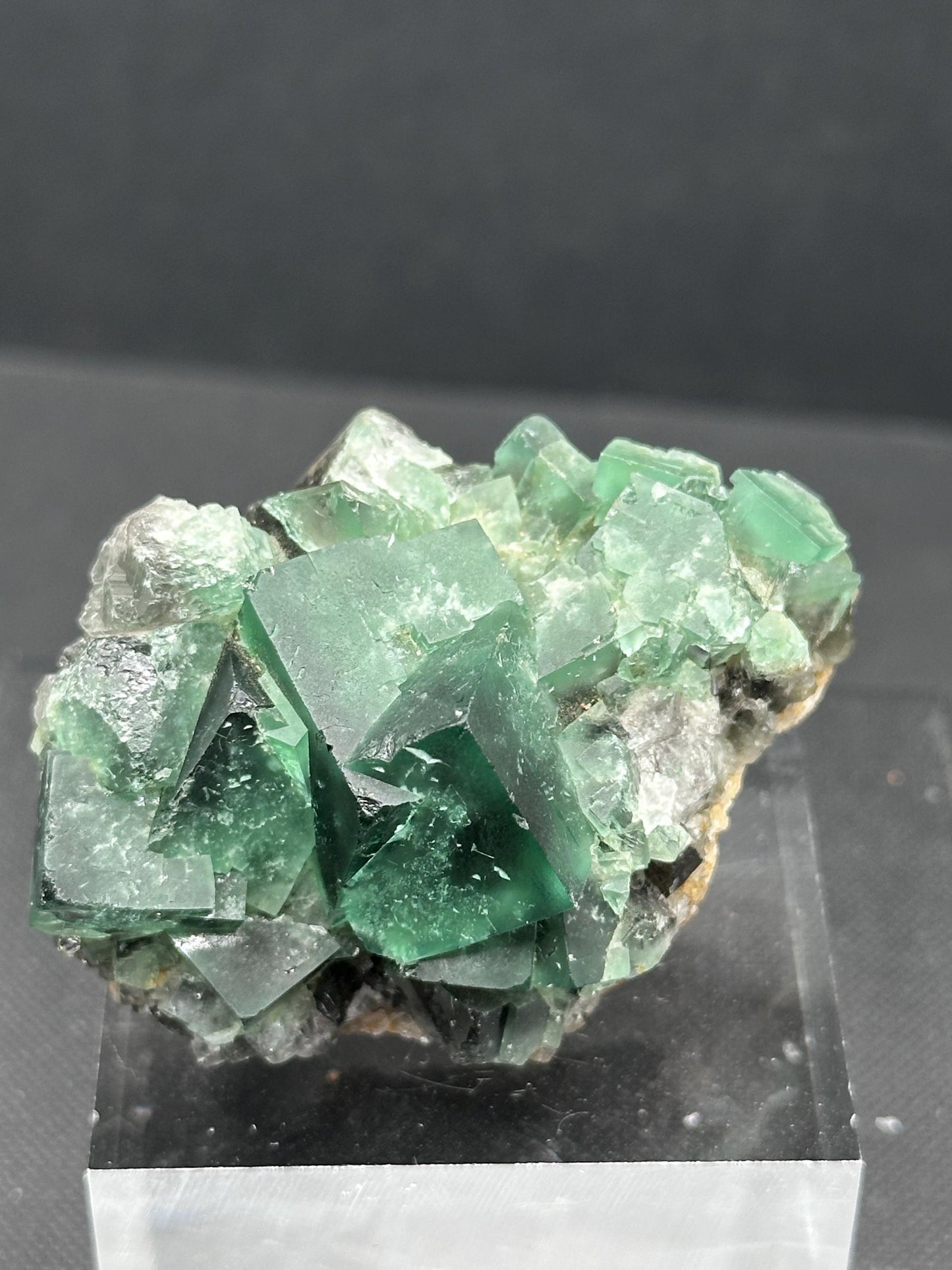 Green Fluorite, Naughty Gnome Pocket, Diana Maria Mine, Weardale, Durham, England