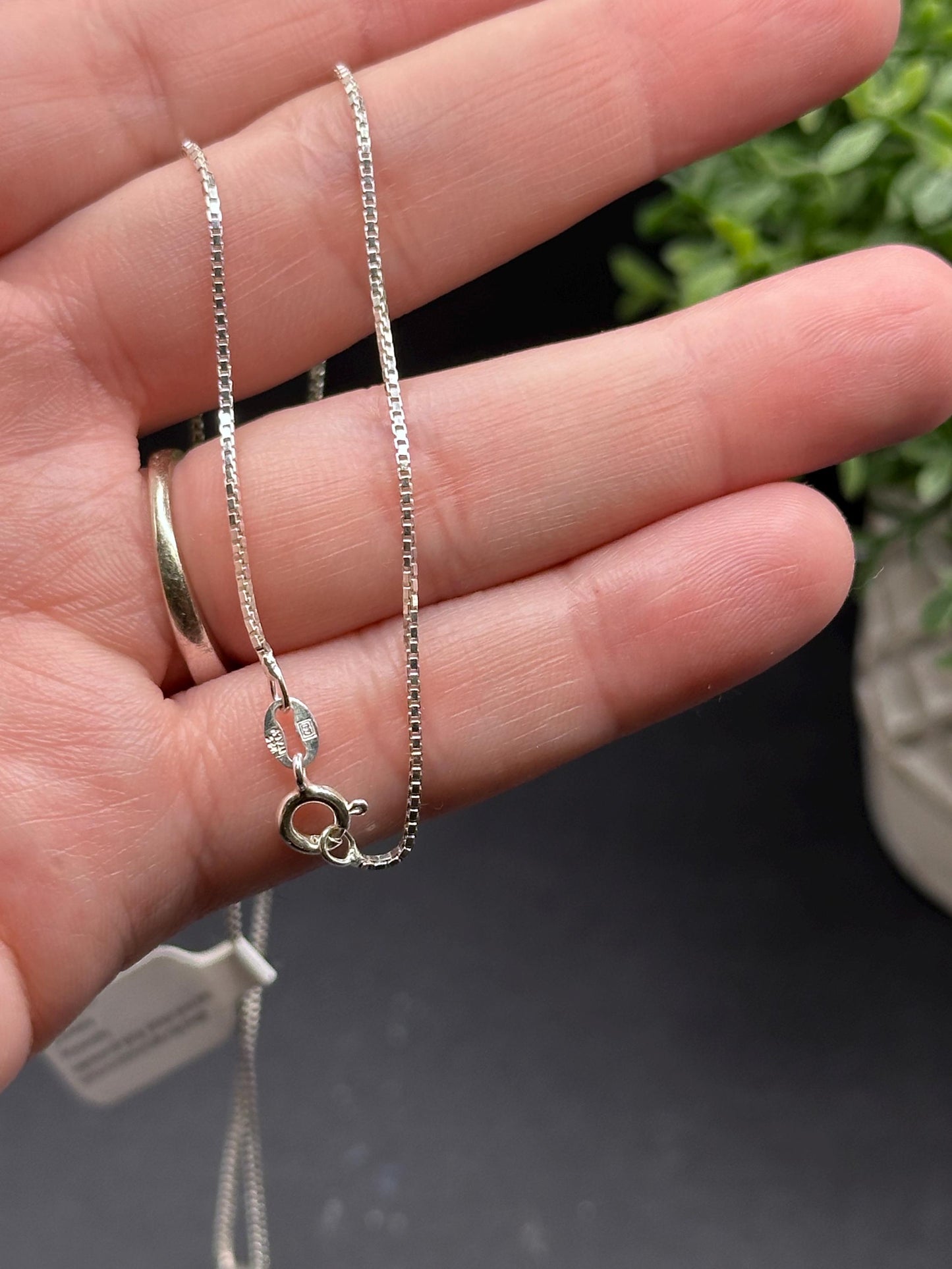 Unakite 925 silver pendant, 925 necklace 16' chain, jewelry