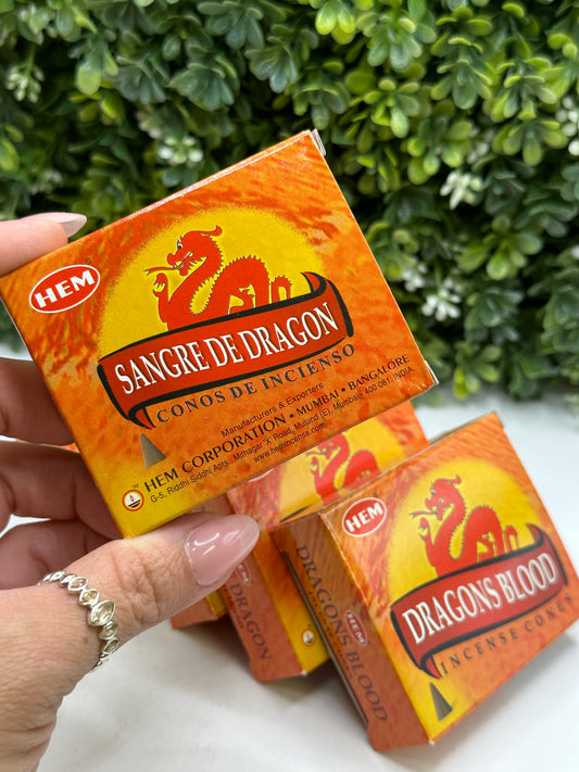 Dragons Blood incense cones