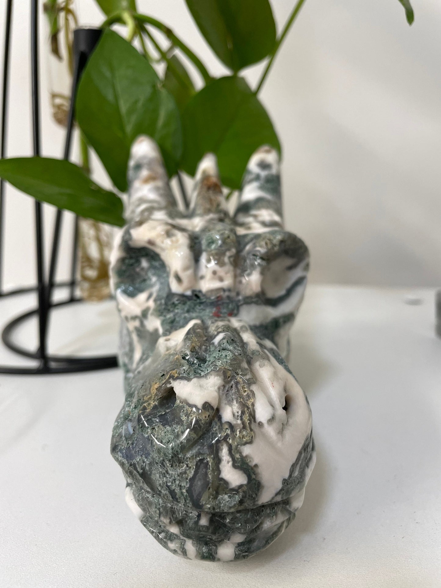 Tree Agate Dragon Crystal