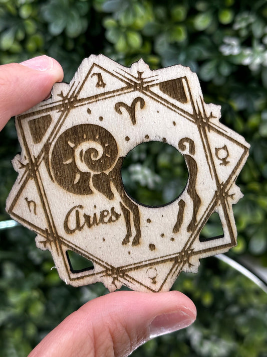 Wooden Zodiac Sphere Holders