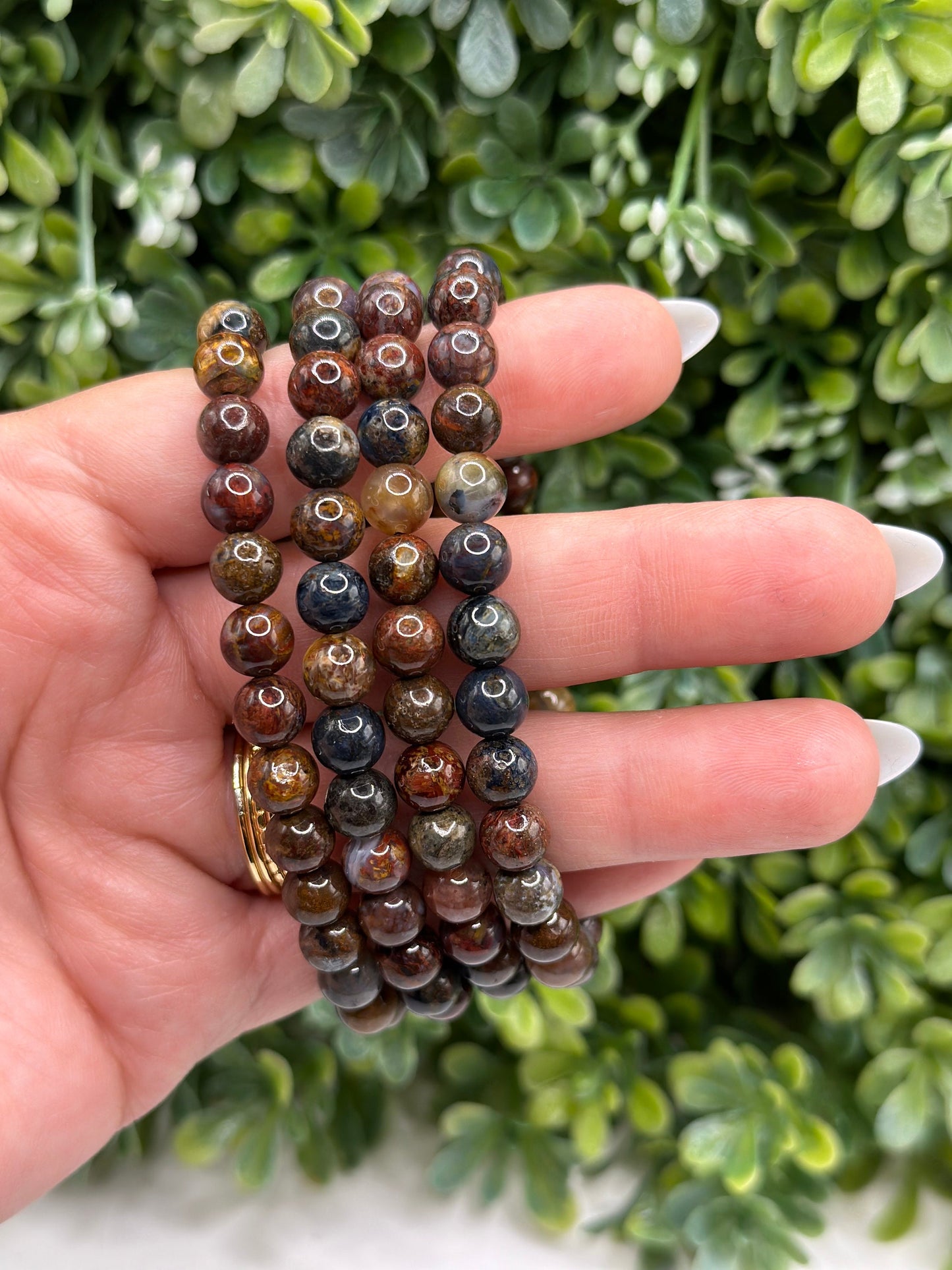 Pieter site Crystal bracelet  7mm bead