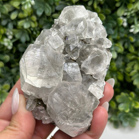 Calcite with Marcasite Linwood Mine, Buffalo, Scott County, Iowa
