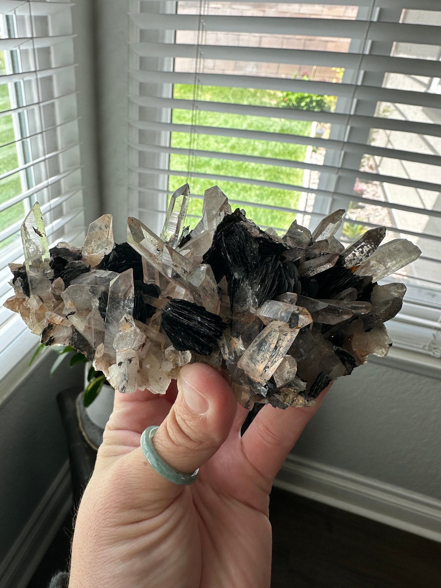 Natural Specularite Hematite & Quartz from China – Crystal Mineral Specimen