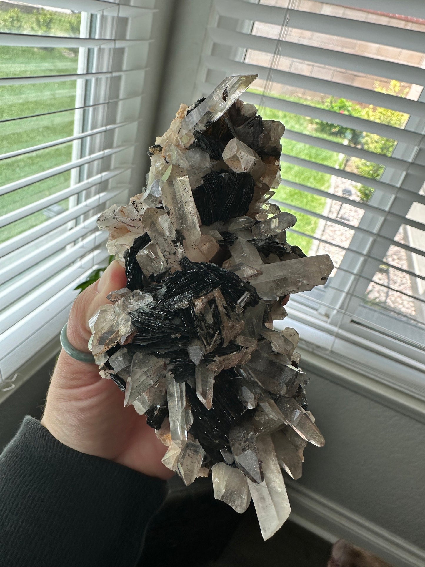 Natural Specularite Hematite & Quartz from China – Crystal Mineral Specimen