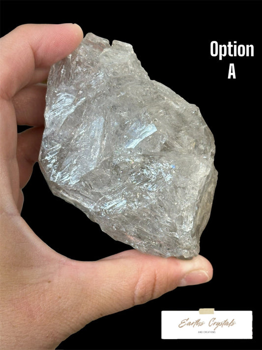 Windows Quartz with Graphite inclusions and Rainbows From Balochistan, Pakistan