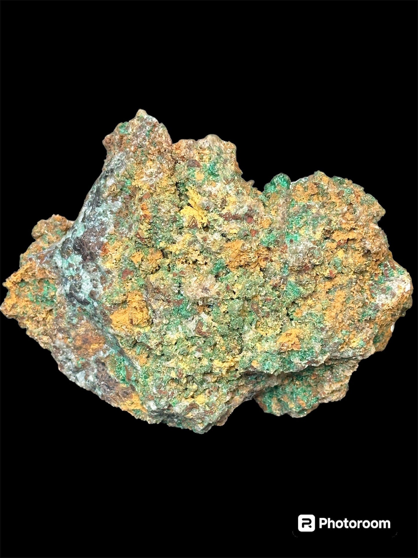 Malachite on Matrix specimen from Mexico