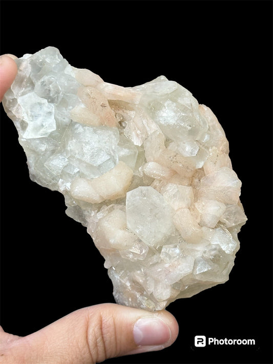 Apophyllite with Stilbite ~ India