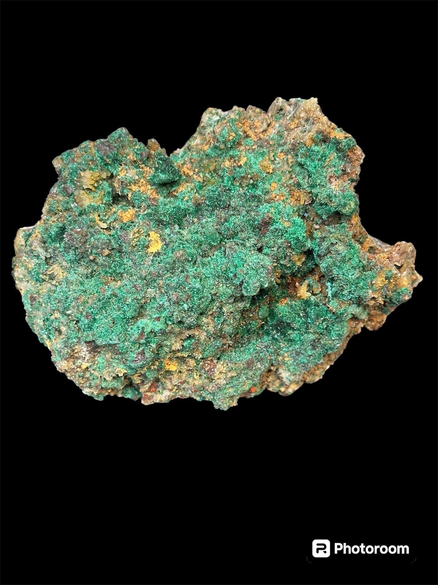 Malachite on Matrix specimen from Mexico