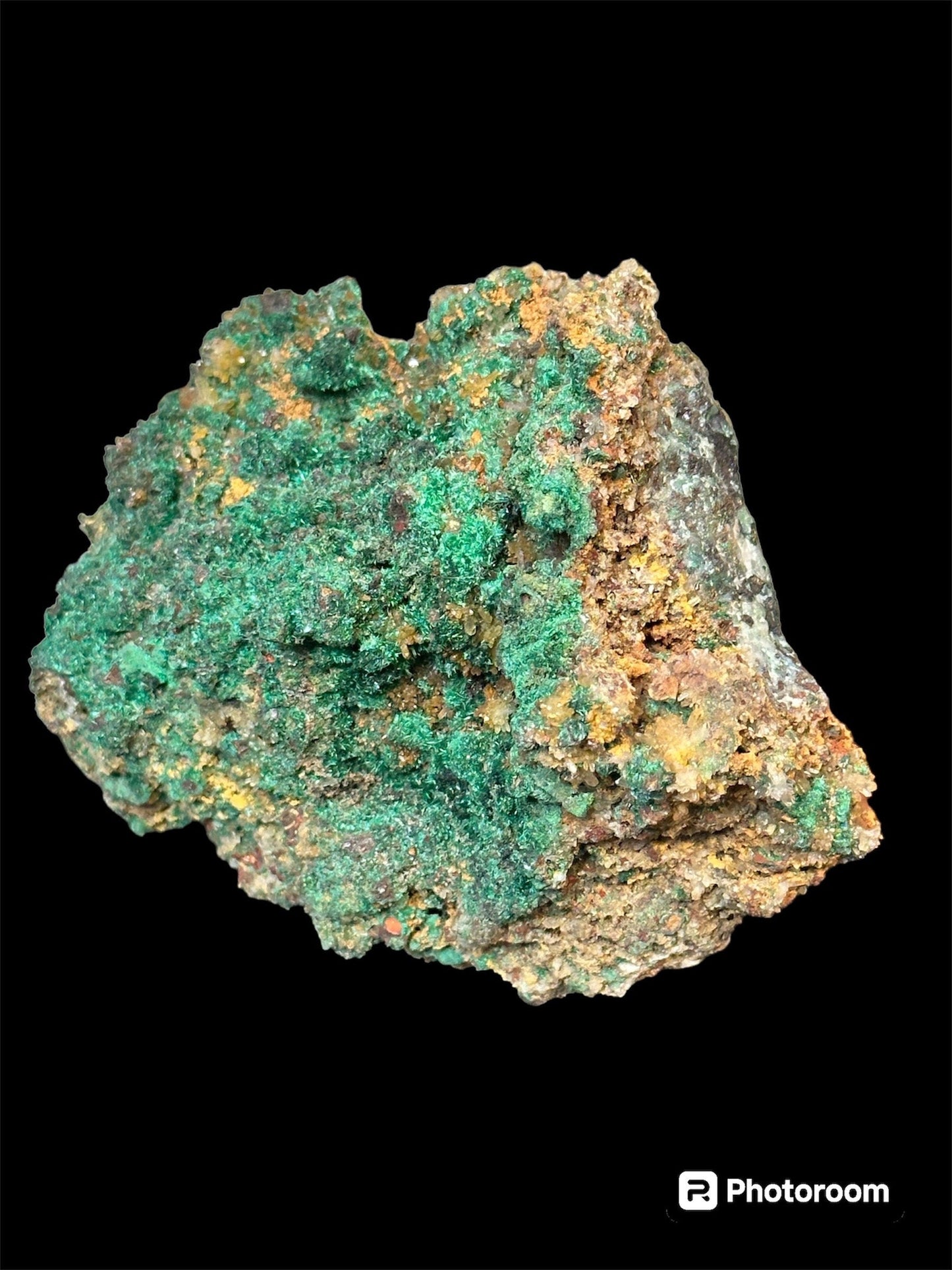Malachite on Matrix specimen from Mexico