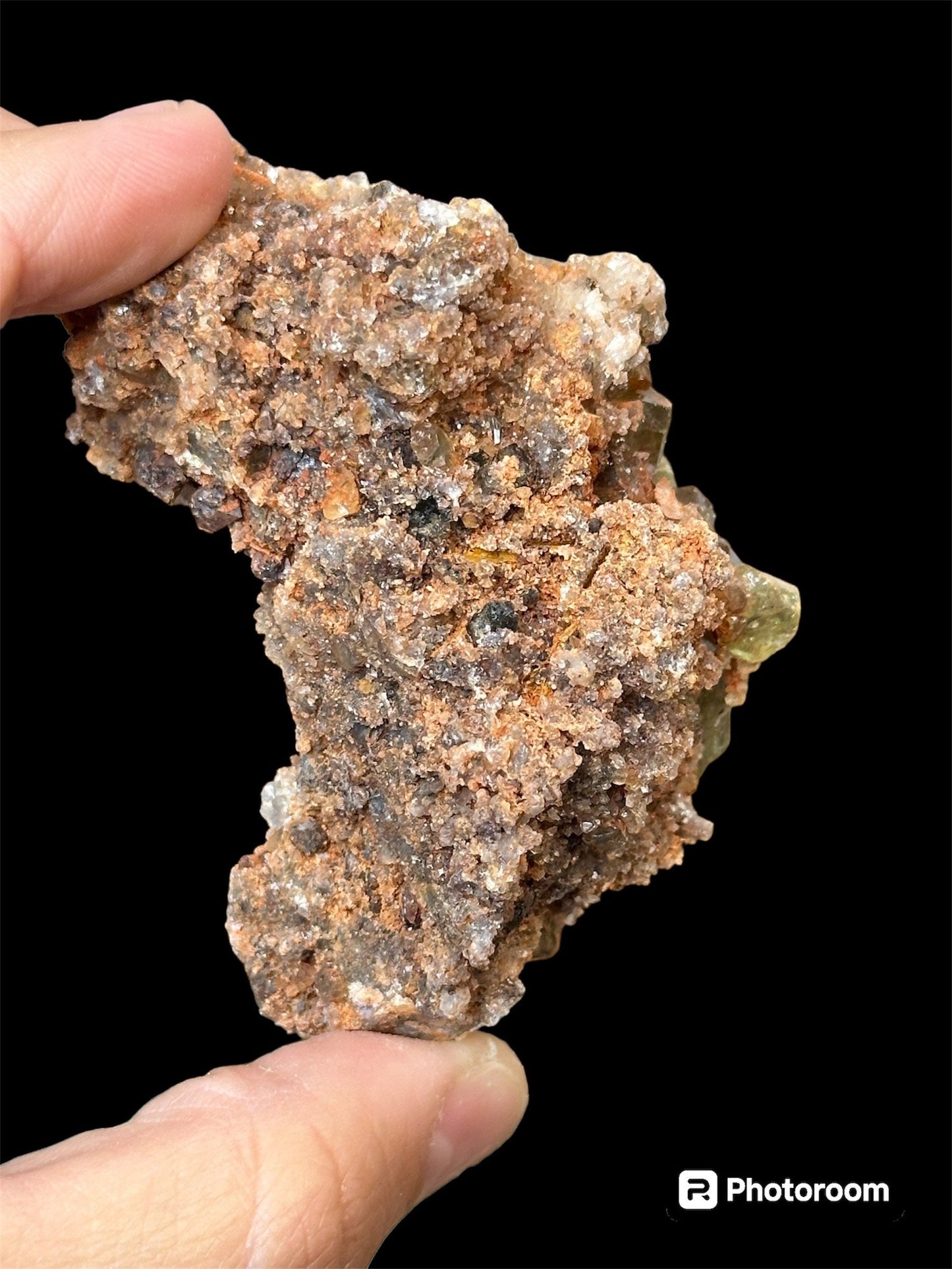 Golden Yellow Apatite on Matrix ~ Durango, Mexico