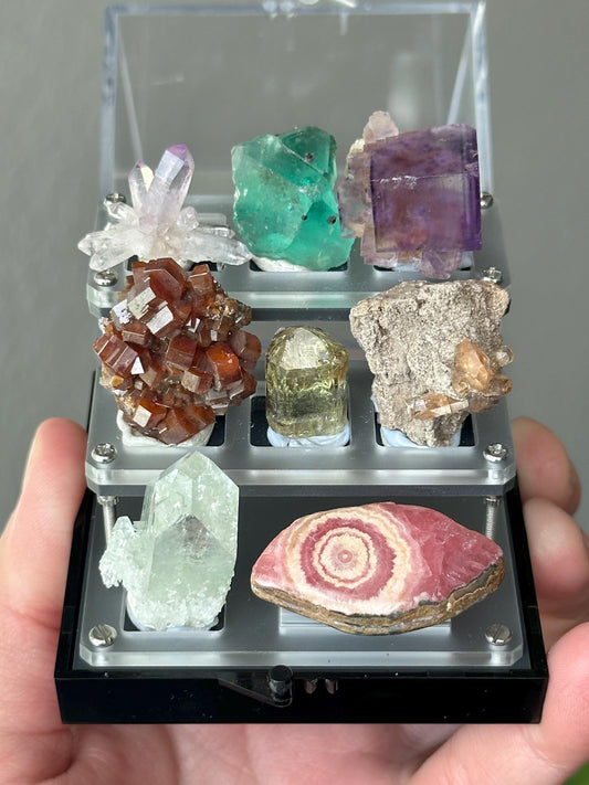 Mixed Mineral Specimen Perky Box, collectors edition