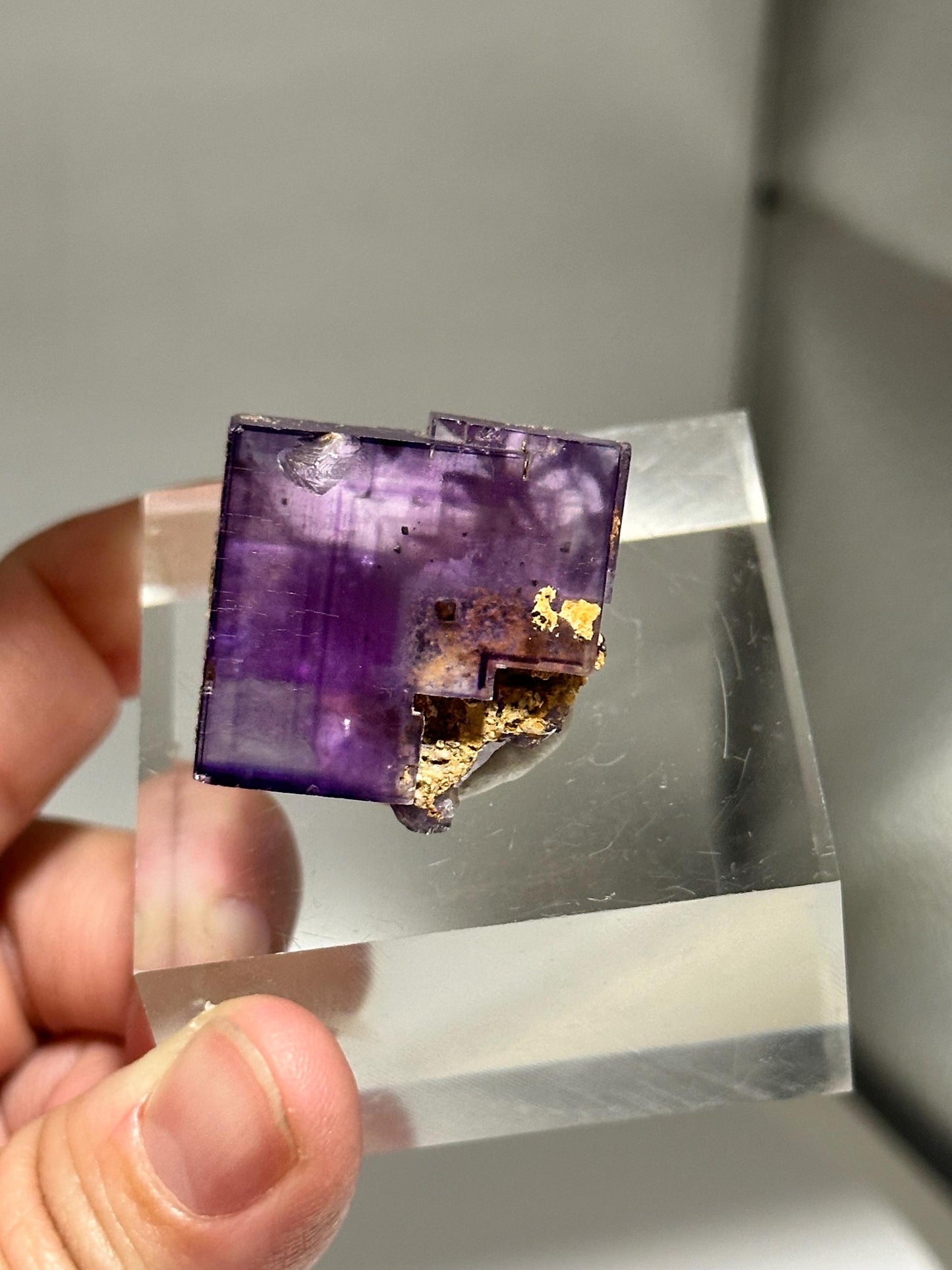 Fluorite, Hastie's Quarry, Cave-In-Rock, Hardin County, Illinois, USA