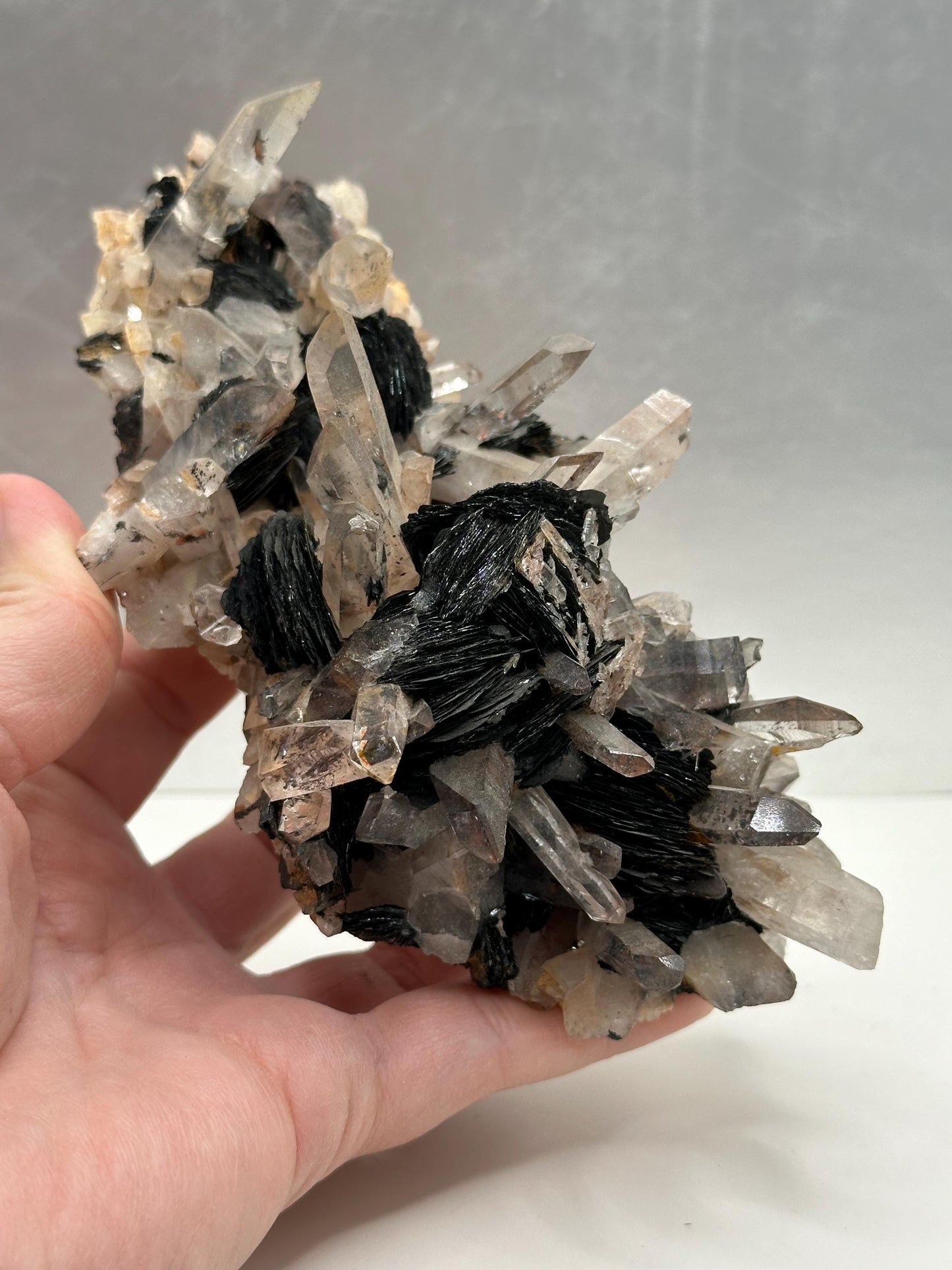 Natural Specularite Hematite & Quartz from China – Crystal Mineral Specimen
